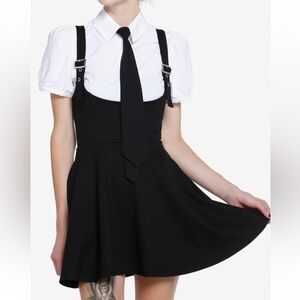 NWT HotTopic Cosmic Aura Academic Twofer Mini Dress